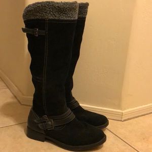 Brilliant suede calf boots